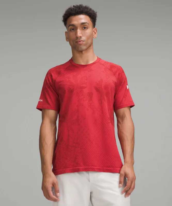 Team Canada Metal Vent Tech Short-Sleeve Shirt *CPC Logo sold by Lululemon