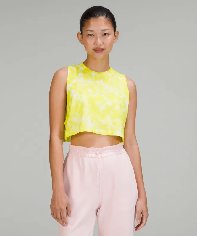 All Yours Cropped Cotton Tank Top sold by Lululemon