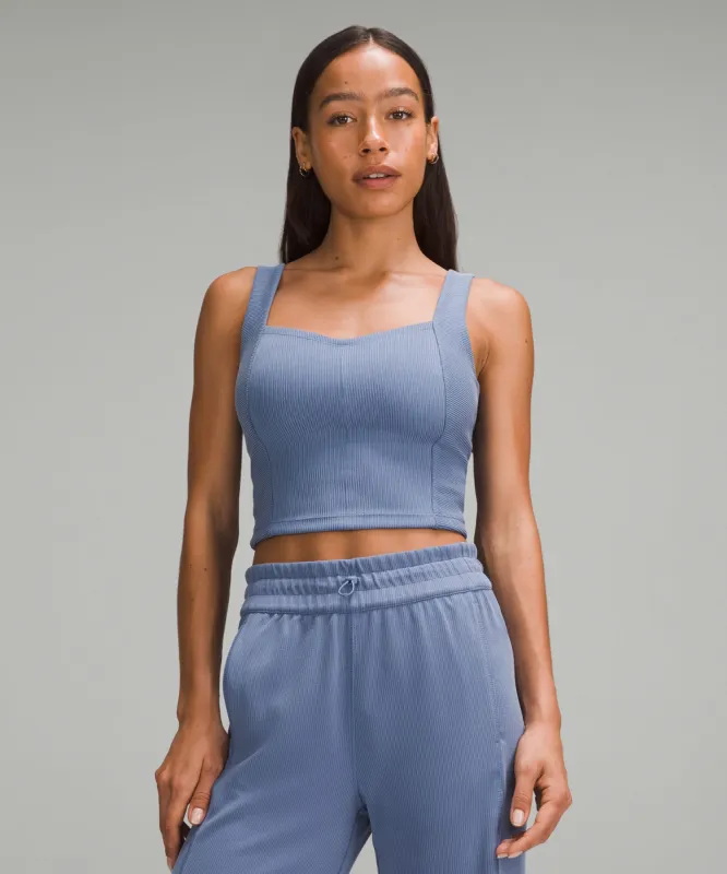 Ribbed Softstreme Sweetheart Tank Top sold by Lululemon