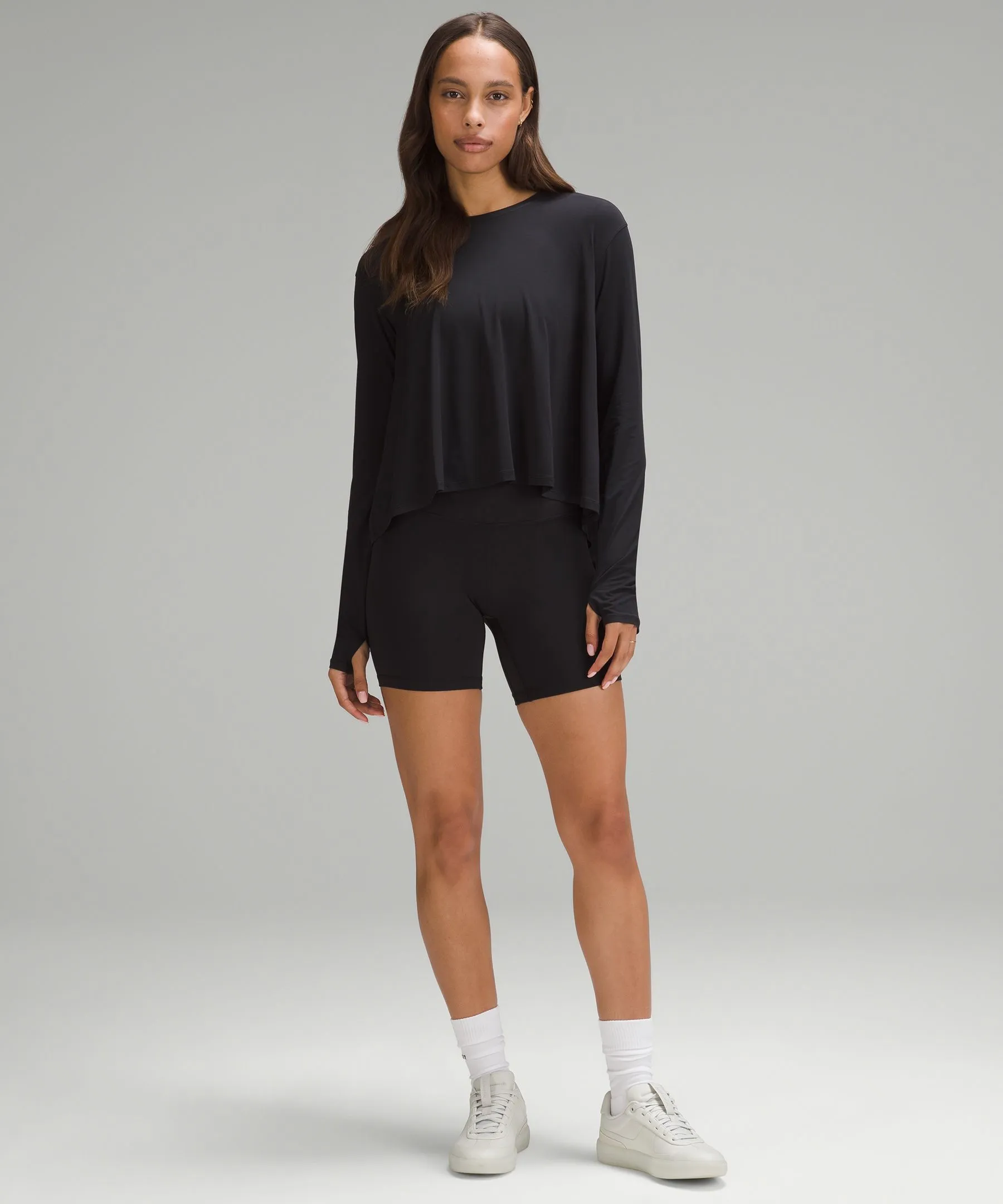 Modal Relaxed-Fit Lounge Long-Sleeve Shirt sold by Lululemon product image thumbnail 2