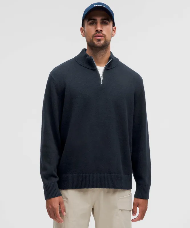 Relaxed-Fit Half-Zip Knit Sweater sold by Lululemon