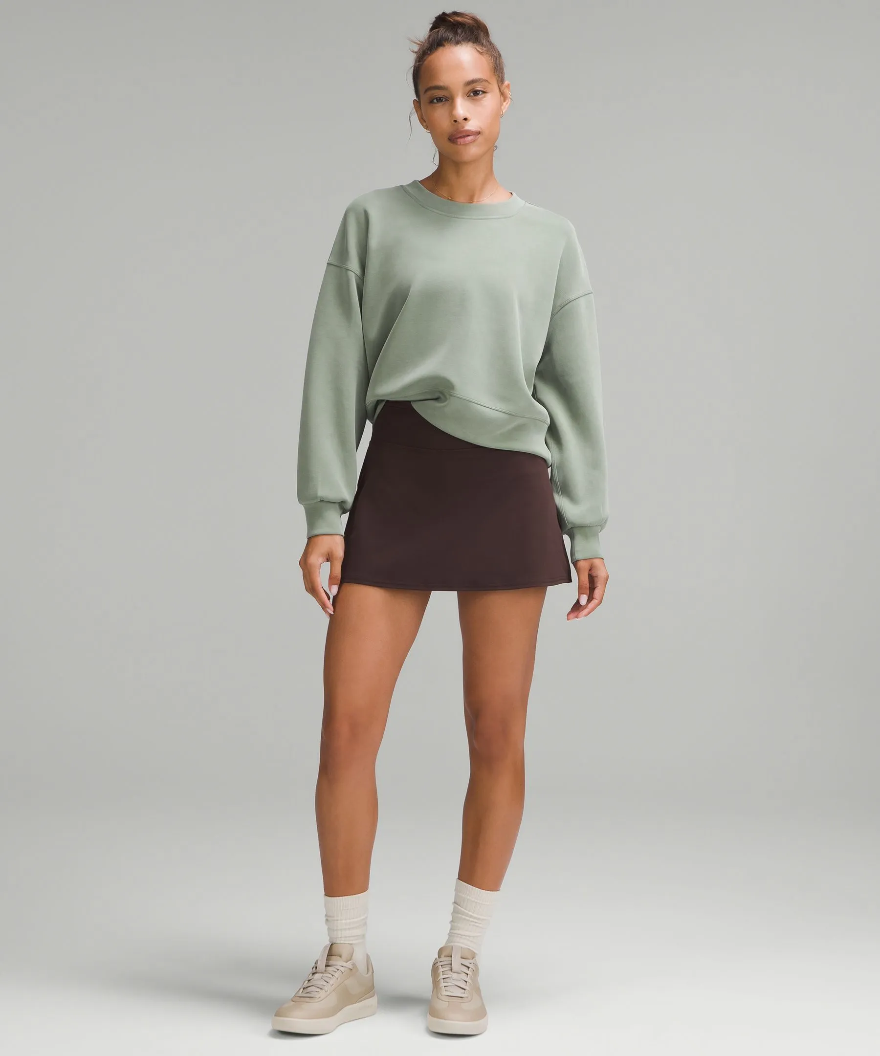 Perfectly Oversized Cropped Crew Softstreme sold by Lululemon product image thumbnail 2