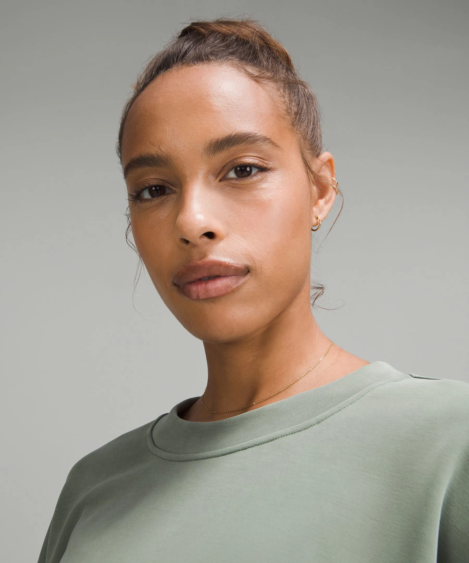 Perfectly Oversized Cropped Crew Softstreme sold by Lululemon product image thumbnail 4