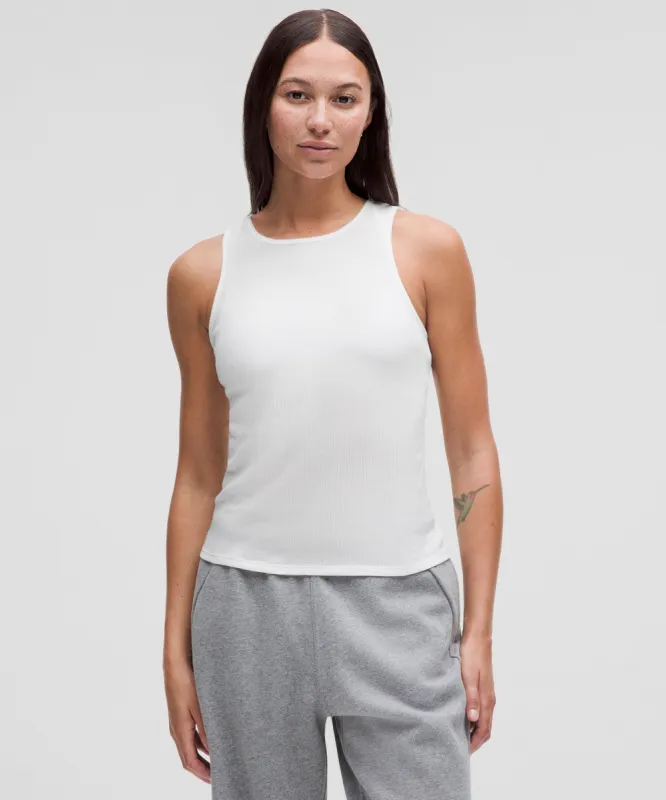 Sheer Cotton Ribbed Tank Top sold by Lululemon