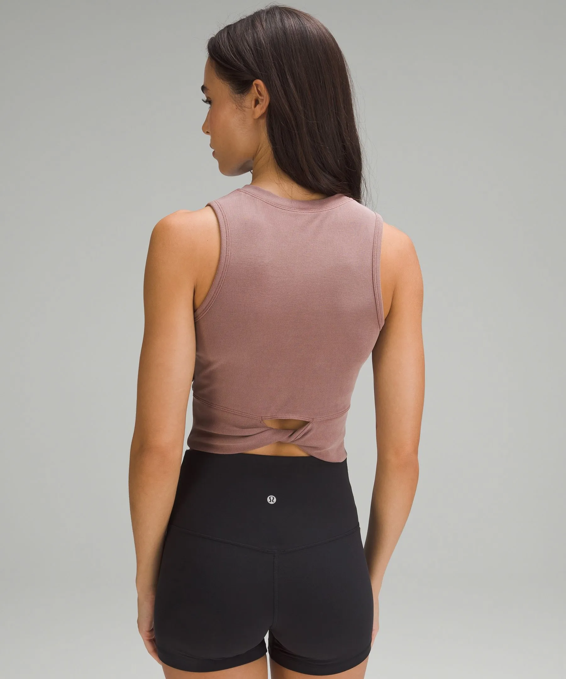 Twist-Back Ribbed Tank Top sold by Lululemon product image thumbnail 3