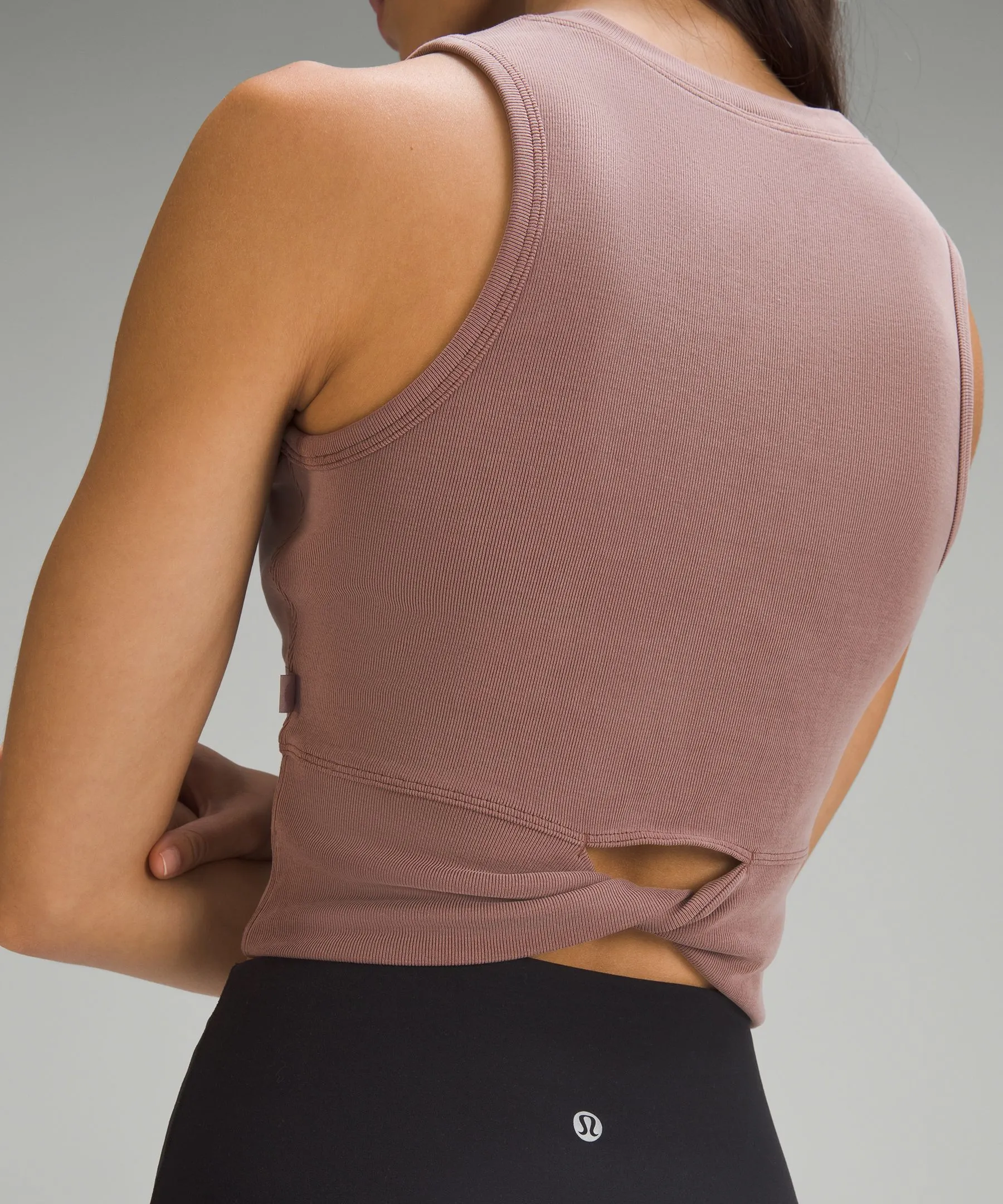 Twist-Back Ribbed Tank Top sold by Lululemon product image thumbnail 5