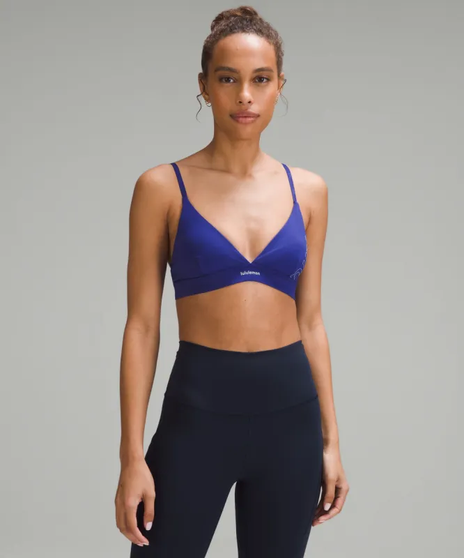 License to Train Triangle Bra Light Support, A/B Cup *Graphic sold by Lululemon