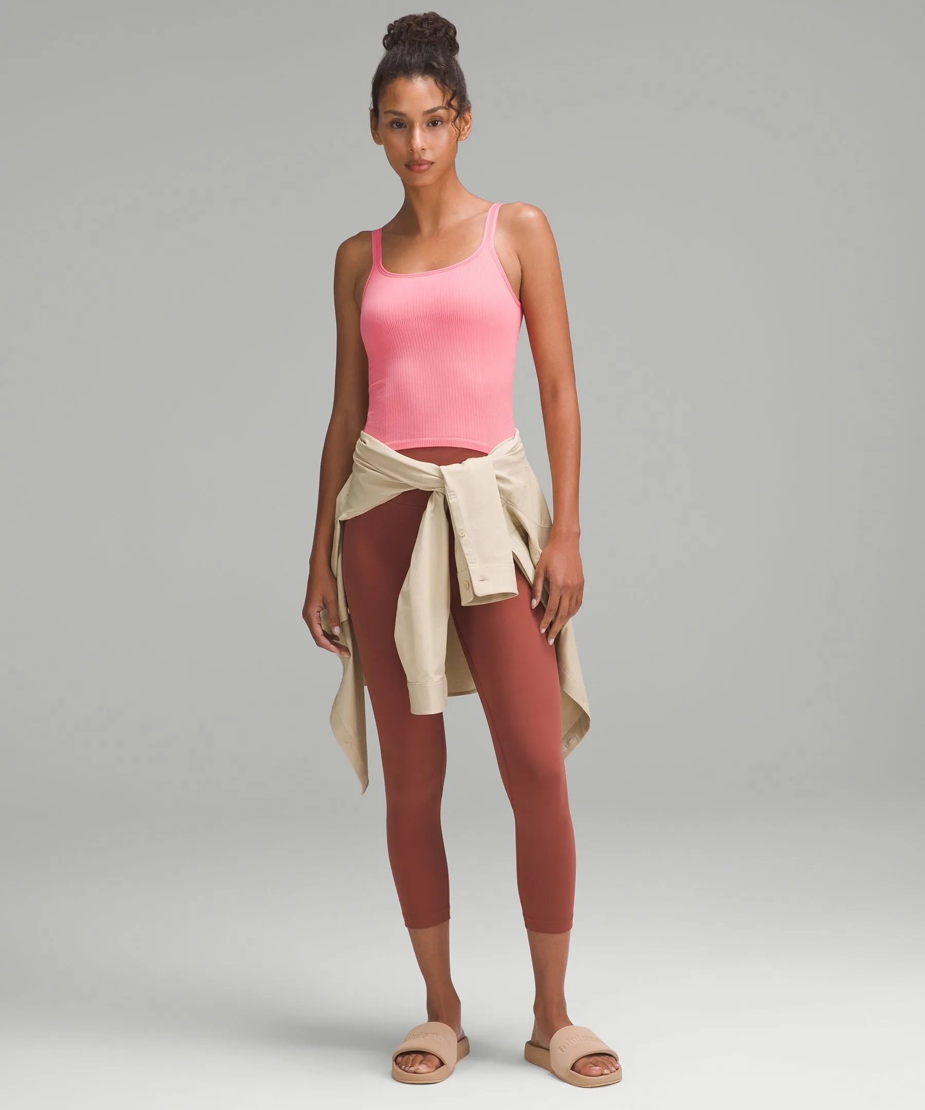 Ebb to Street Scoop-Neck Cropped Tank Top *Light Support, B/C Cup sold by Lululemon product image thumbnail 2