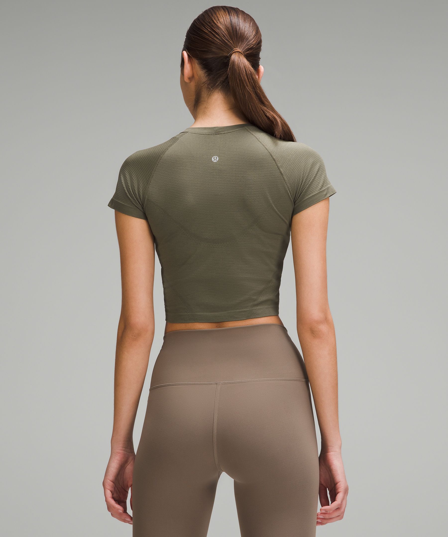Swiftly Tech Cropped Short-Sleeve Shirt 2.0 sold by Lululemon product image thumbnail 3