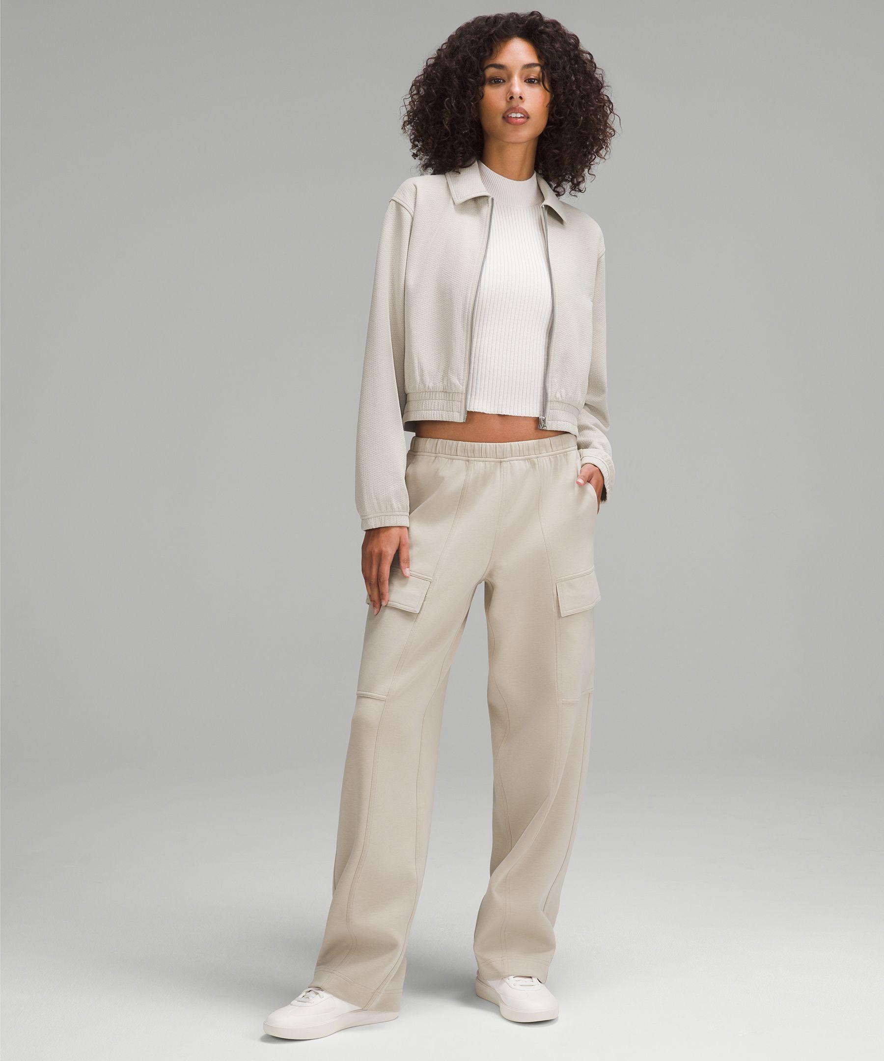 Lululemon 美品Bubble-Knit Zip Upハケット Lululemon 美品Bubble-Knit Zip Upハケット