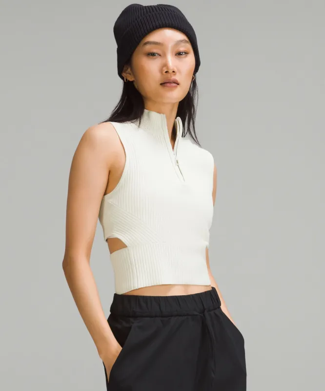 Open Back Half-Zip Sweater sold by Lululemon