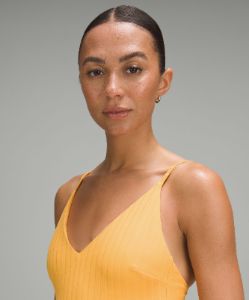 V-Neck Ribbed One-Piece Swimsuit sold by Lululemon