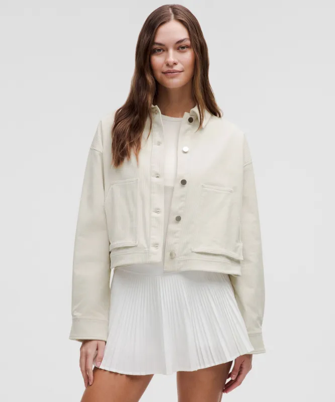 Corduroy Shirt Jacket sold by Lululemon