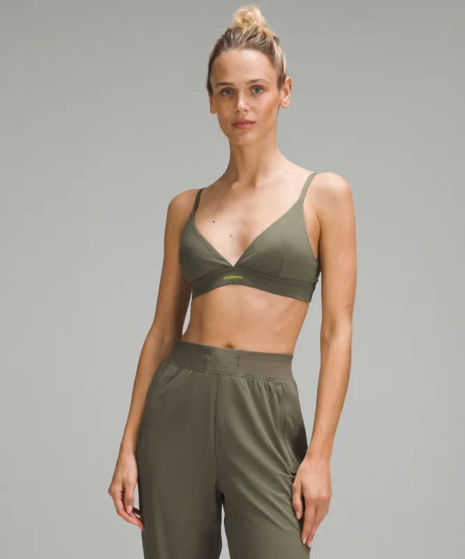 License to Train Triangle Bra *Light Support, A/B Cup sold by Lululemon
