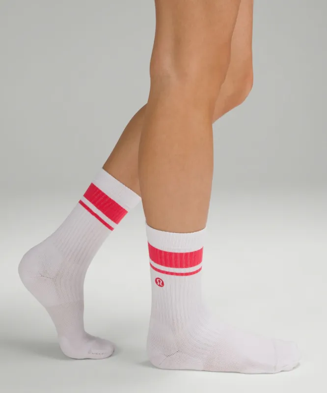 Women's Daily Stride Ribbed Comfort Crew Socks sold by Lululemon