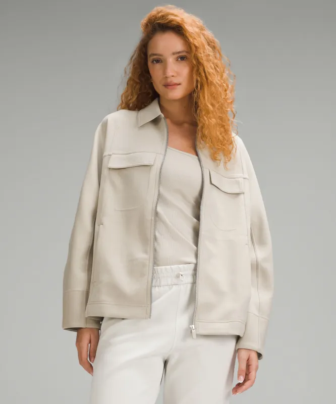 Cotton-Blend Double-Knit Full Zip sold by Lululemon