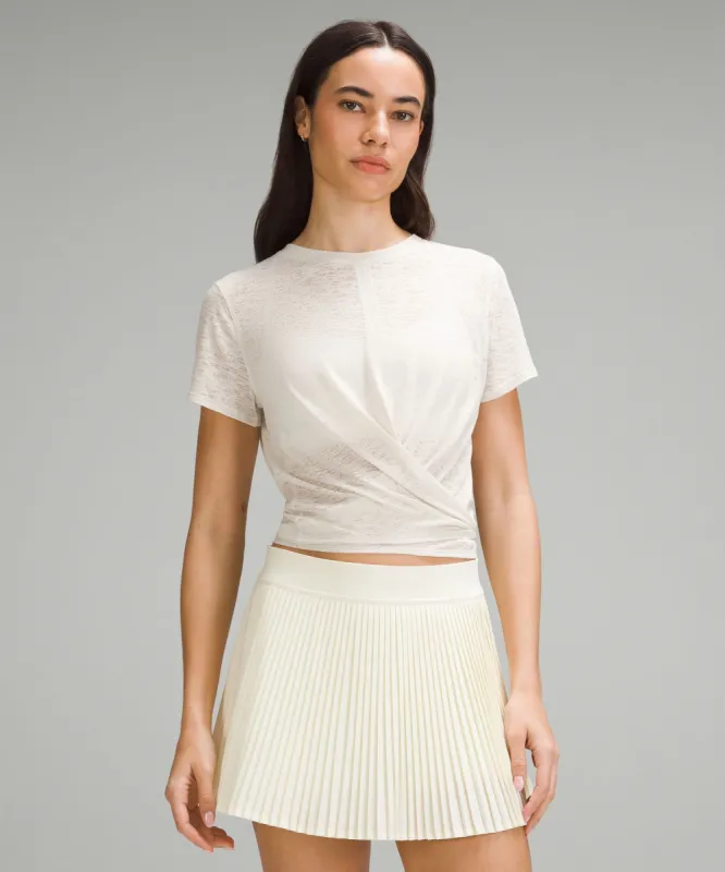 Tie-Waist Breathable Short-Sleeve Shirt sold by Lululemon