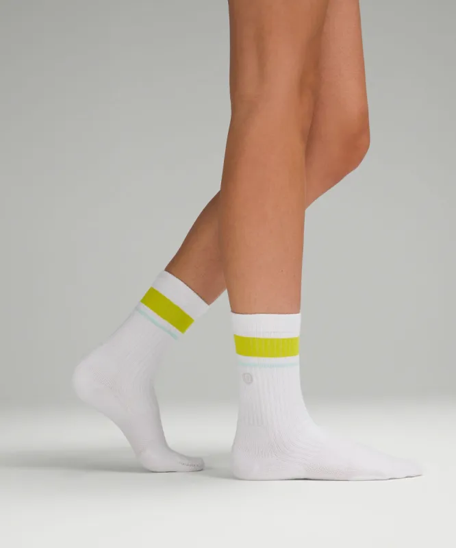 Women's Daily Stride Ribbed Comfort Crew Socks sold by Lululemon