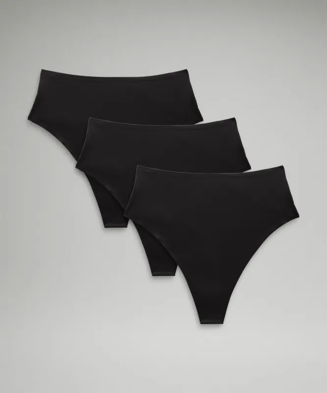 Wundermost Ultra-Soft Nulu High-Waist Thong Underwear *3 Pack sold by Lululemon