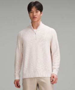 Textured Knit Half-Zip Sweater sold by Lululemon