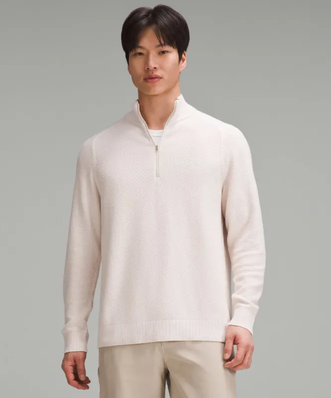 Textured Knit Half-Zip Sweater sold by Lululemon