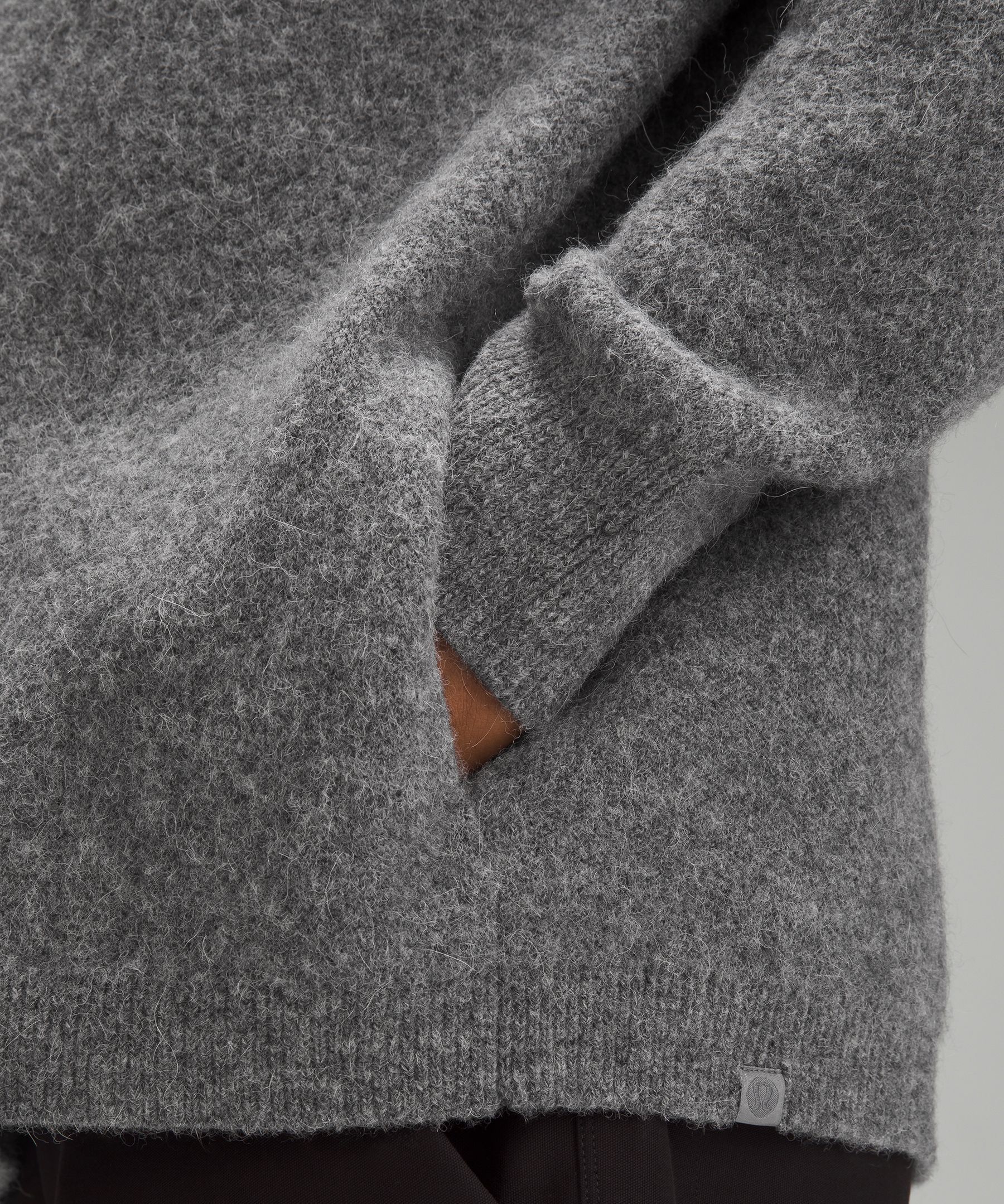 Alpaca Wool-Blend Cardigan Sweater | Parallel