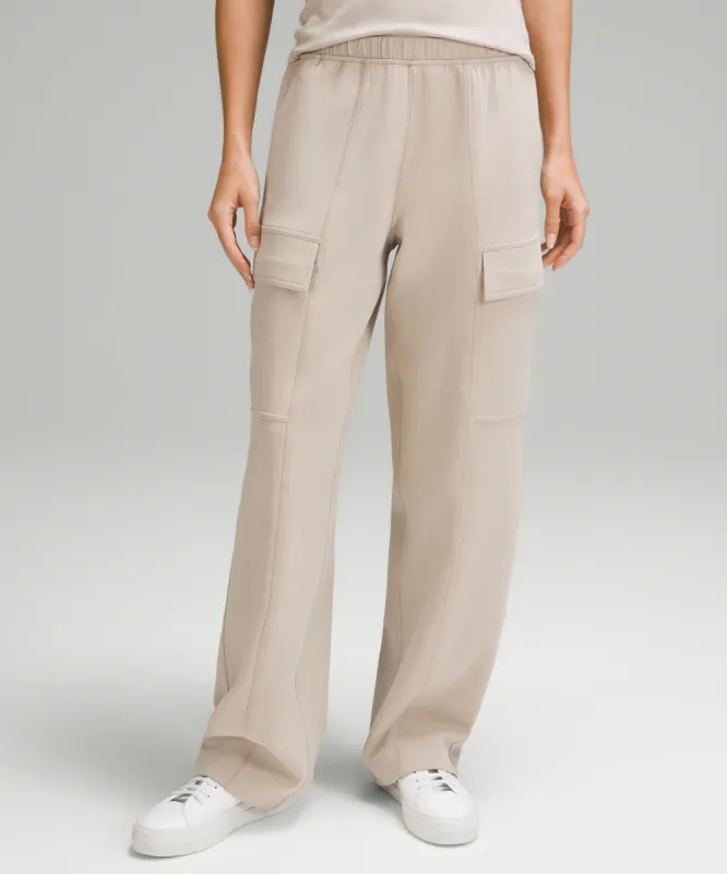 Cotton-Blend Double-Knit Mid-Rise Cargo Pant sold by Lululemon
