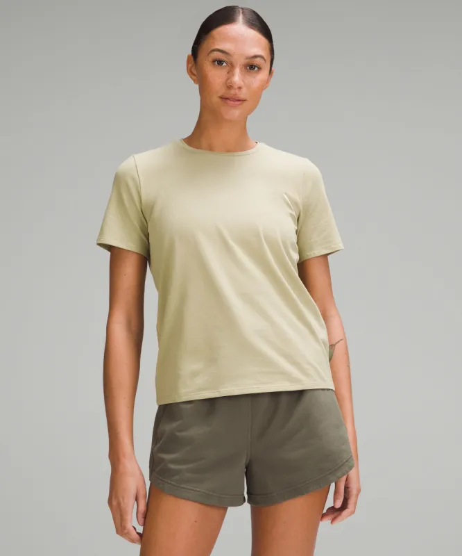 Love Organic Cotton Straight-Hem Crewneck T-Shirt sold by Lululemon