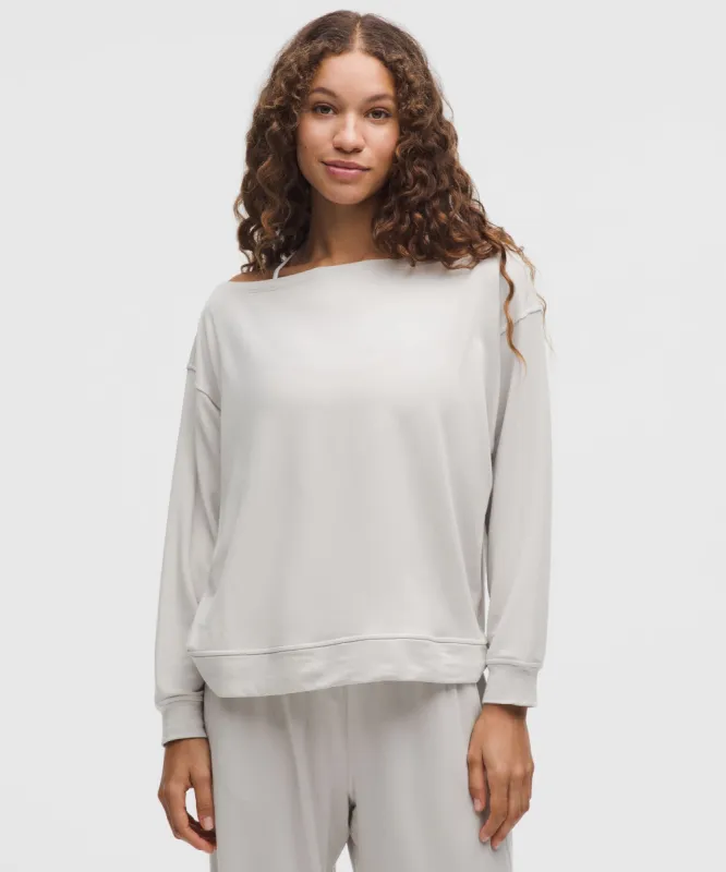BeCalm Oversized Boatneck Long-Sleeve Shirt | Women's Long Sleeve Shirts | lululemon sold by Lululemon