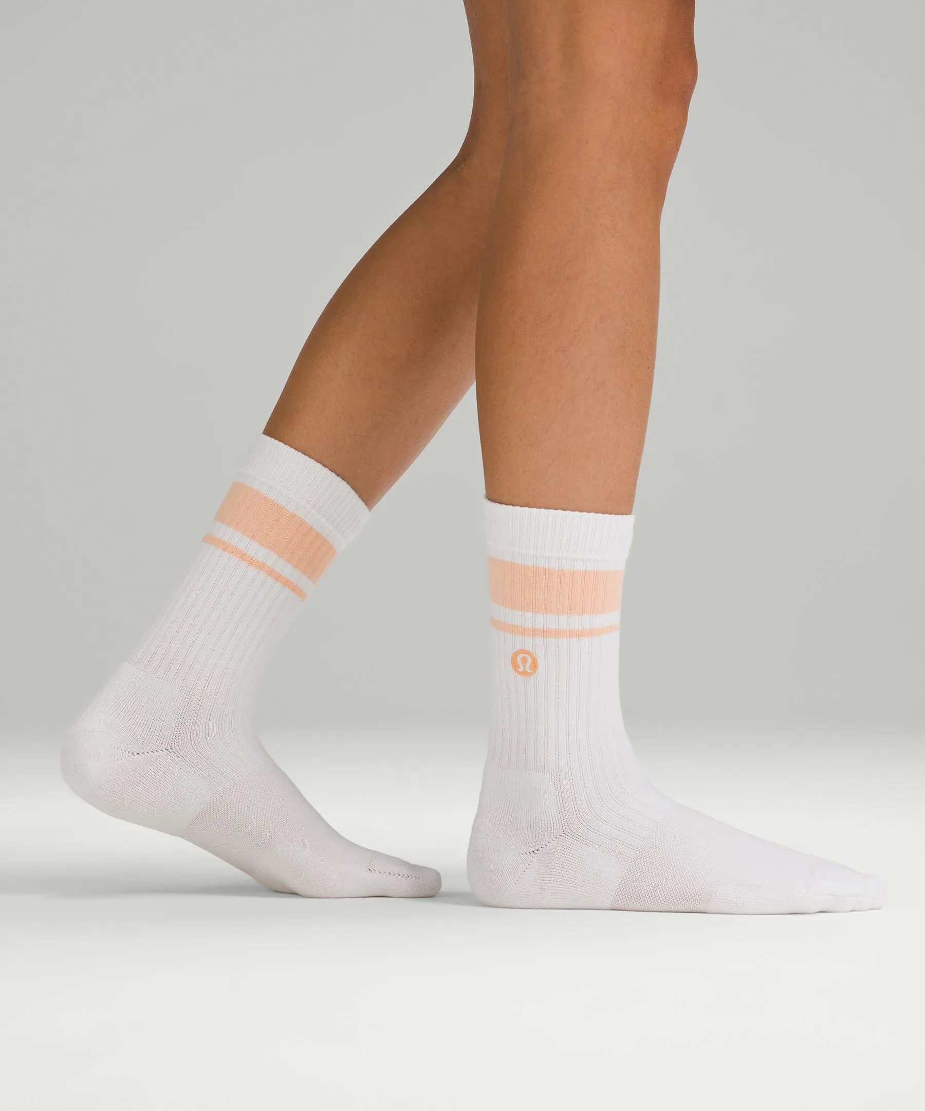 Women's Daily Stride Ribbed Comfort Crew Socks *Stripe sold by Lululemon
