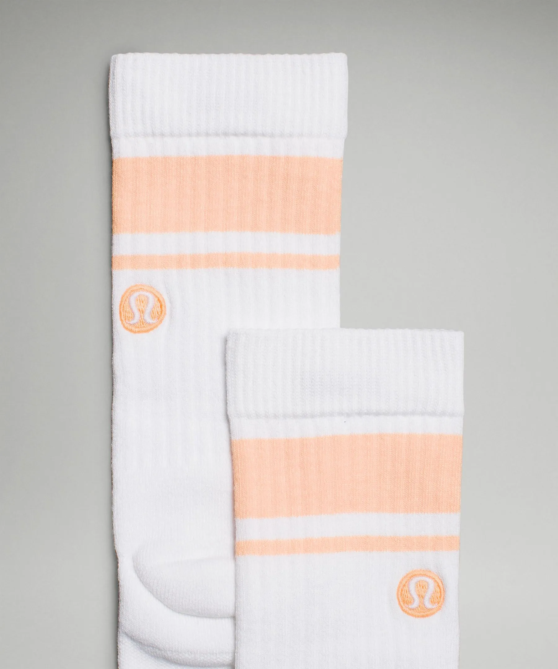 Women's Daily Stride Ribbed Comfort Crew Socks *Stripe sold by Lululemon product image thumbnail 2