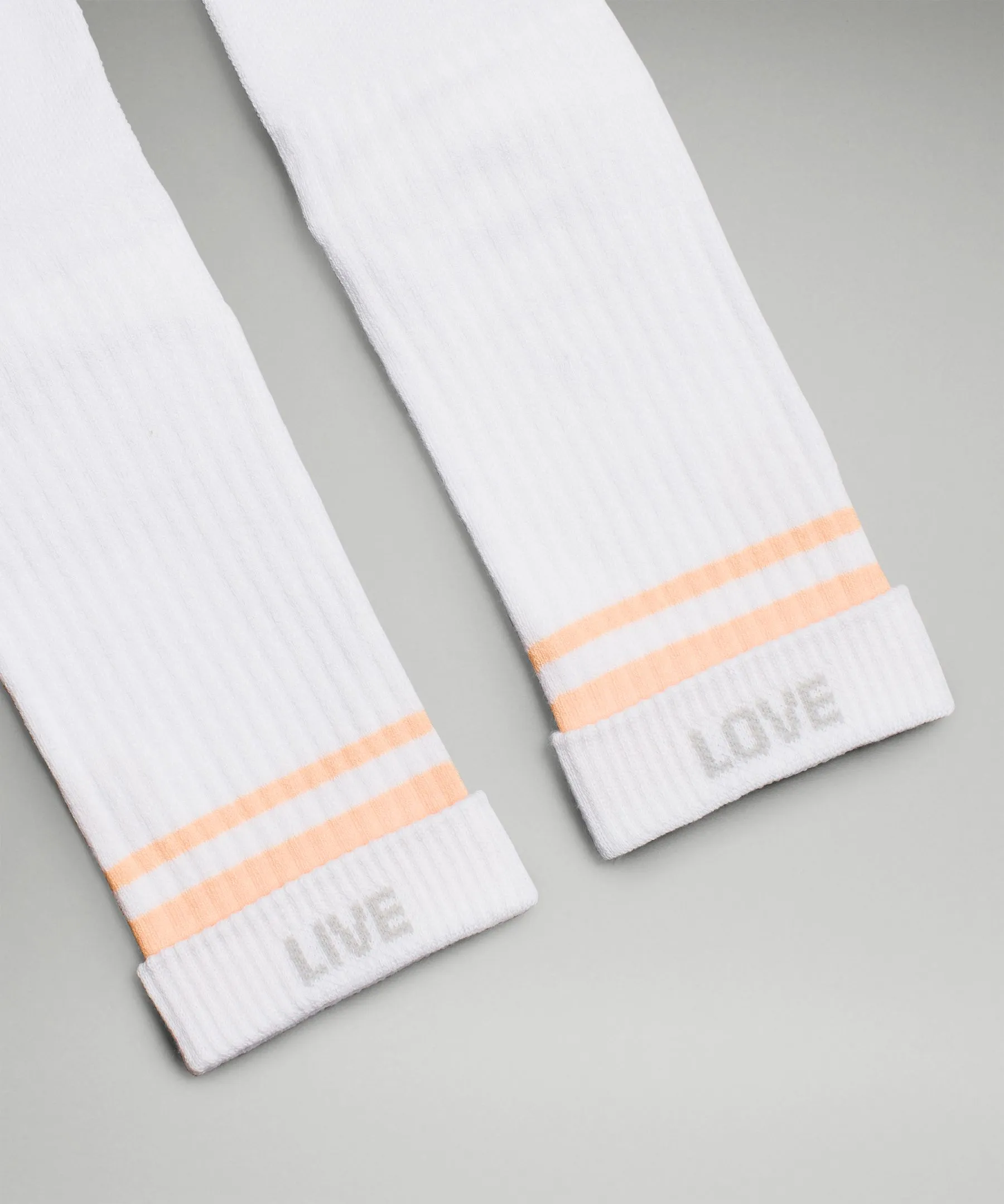 Women's Daily Stride Ribbed Comfort Crew Socks *Stripe sold by Lululemon product image thumbnail 5