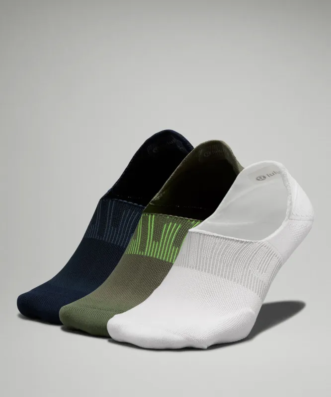Men's Power Stride No-Show Socks with Active Grip *3 Pack sold by Lululemon