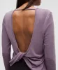 Twist-Back Soft Ribbed Long-Sleeve Top sold by Lululemon