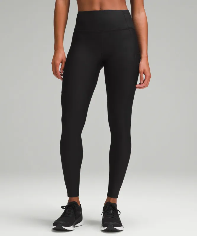 Fast and Free High-Rise Fleece Tight 28" sold by Lululemon