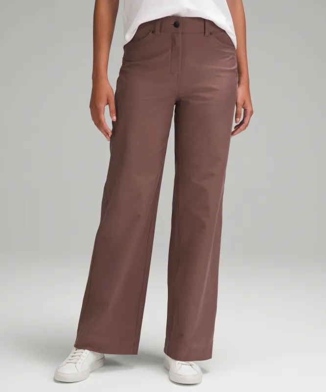 City Sleek 5 Pocket High-Rise Wide-Leg Pant Full Length *Light Utilitech sold by Lululemon
