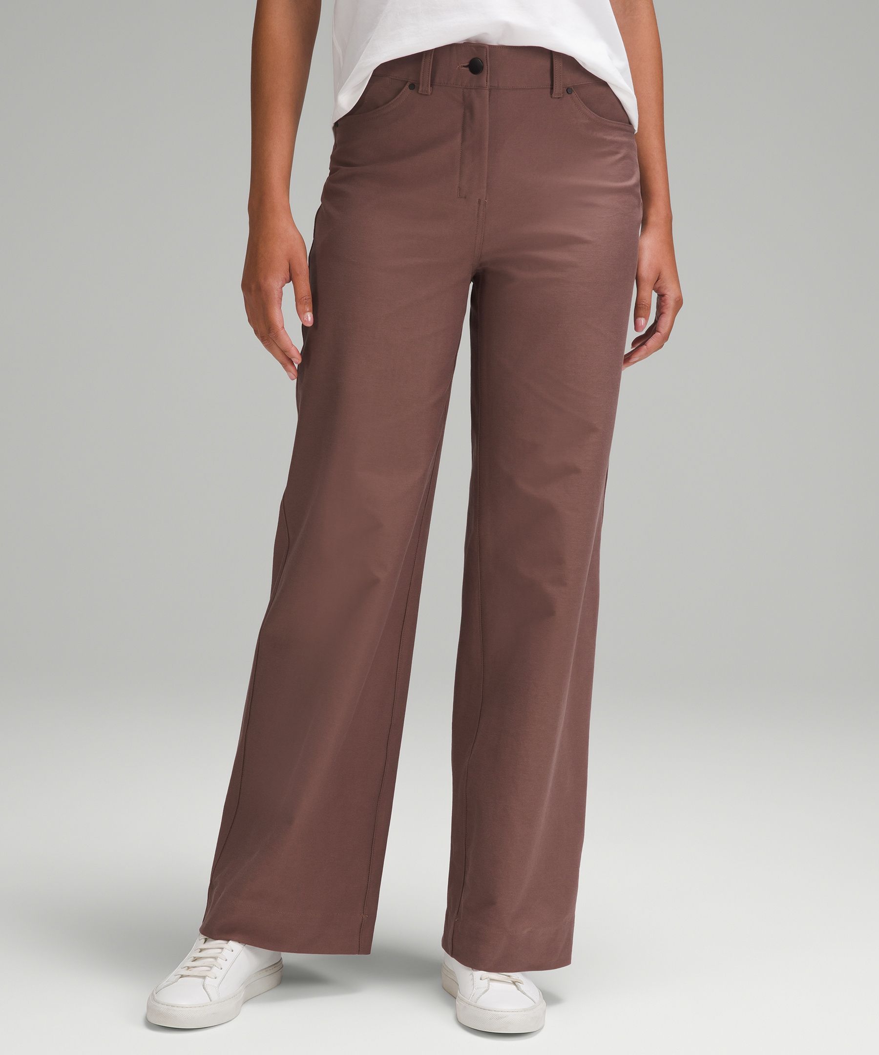 City Sleek 5 Pocket High-Rise Wide-Leg Pant Full Length *Light Utilitech sold by Lululemon