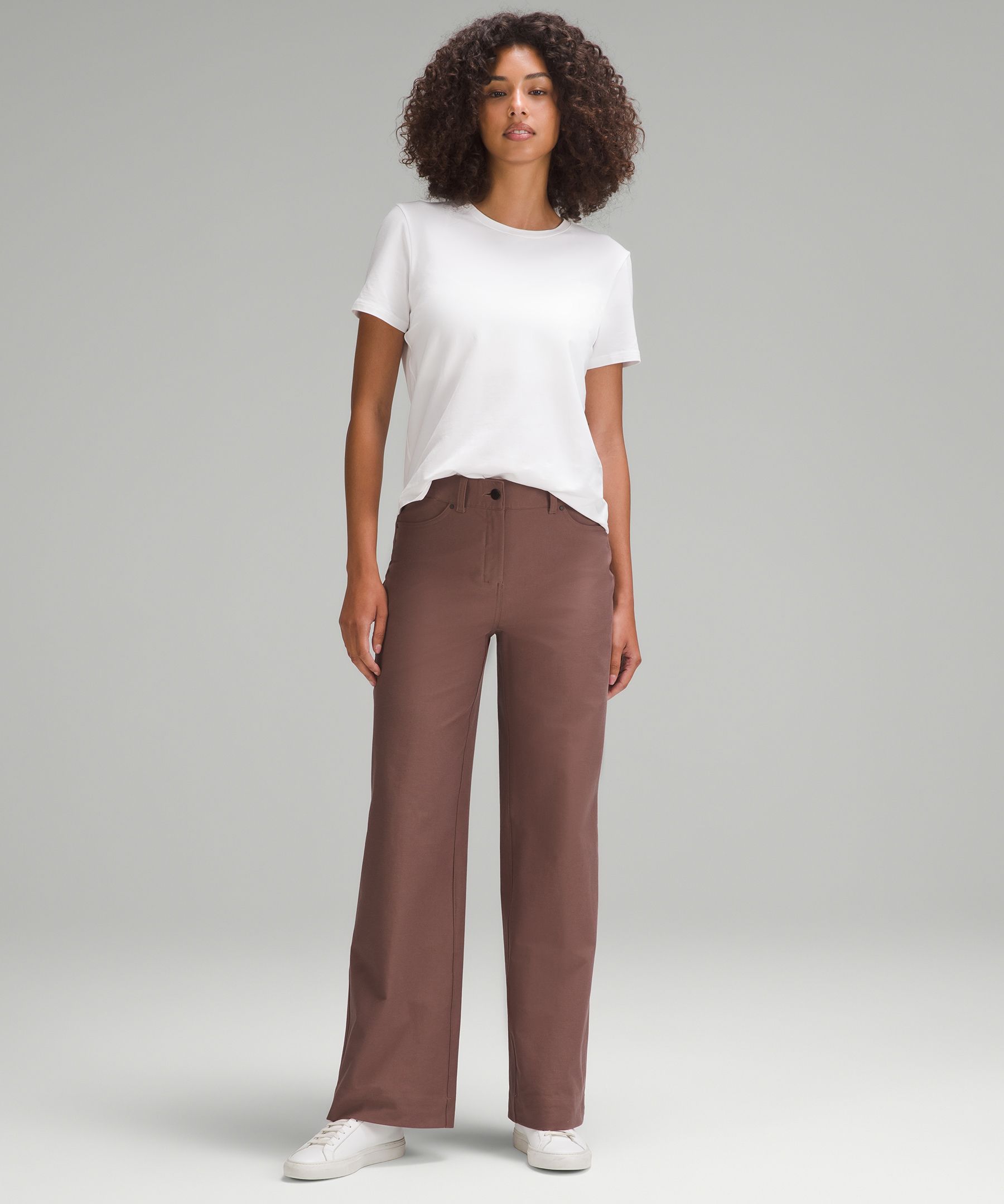 City Sleek 5 Pocket High-Rise Wide-Leg Pant Full Length *Light Utilitech sold by Lululemon product image thumbnail 2