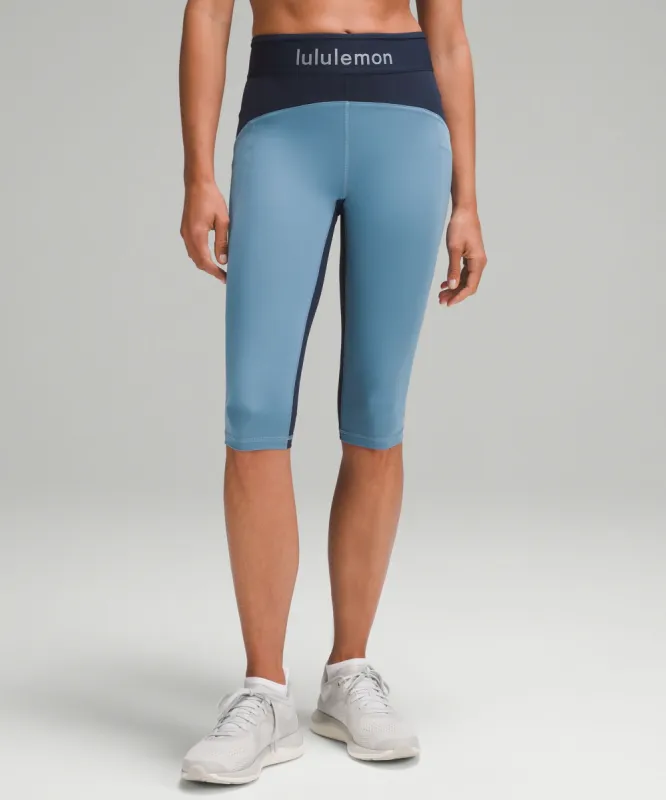 Logo Waistband Everlux Training Crop 15" sold by Lululemon