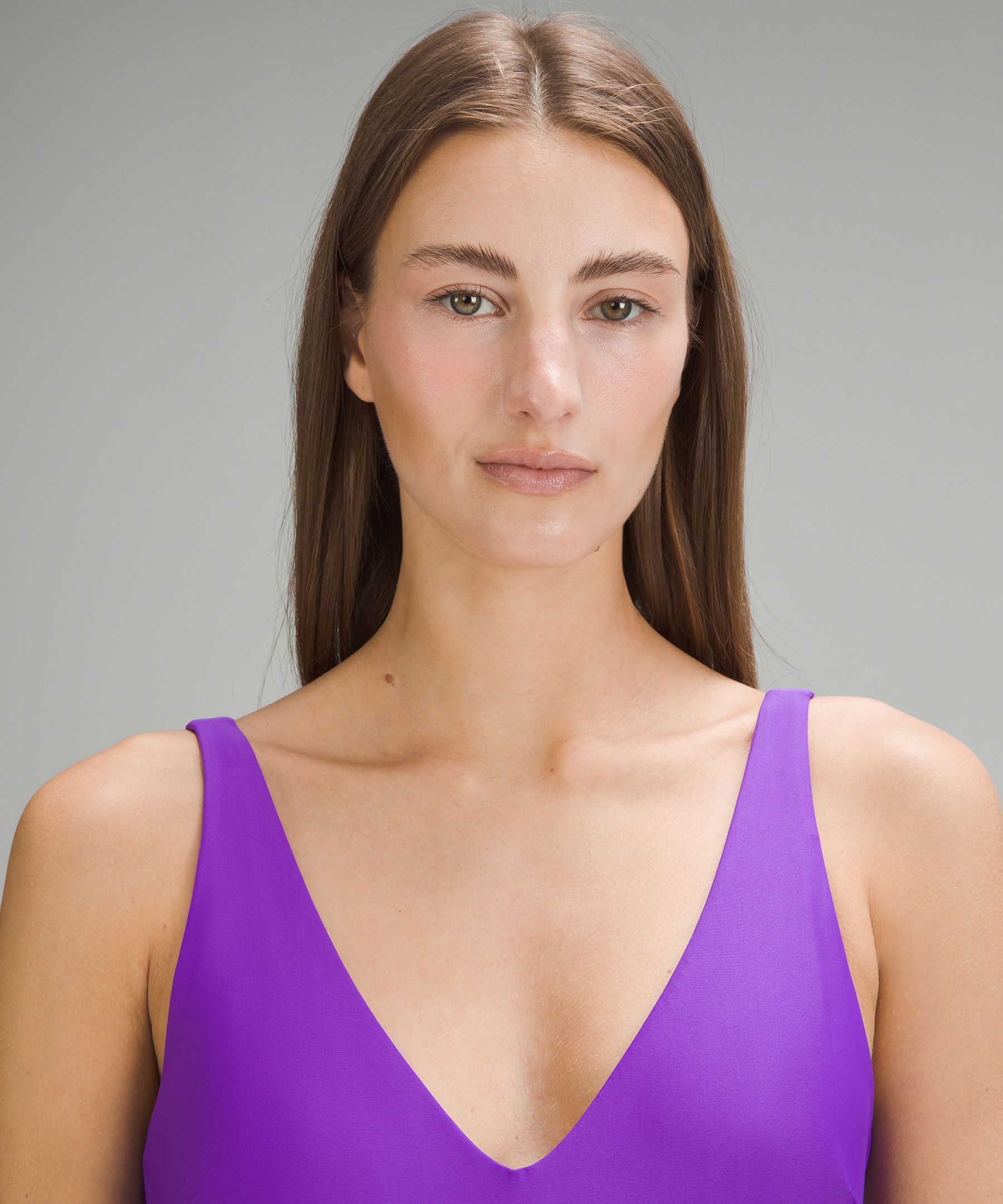 Waterside V-Neck Skimpy-Fit One-Piece Swimsuit *B/C Cup sold by Lululemon product image thumbnail 4