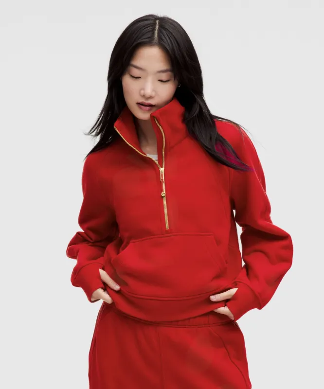 Lunar New Year Scuba Oversized Funnel-Neck Half Zip sold by Lululemon