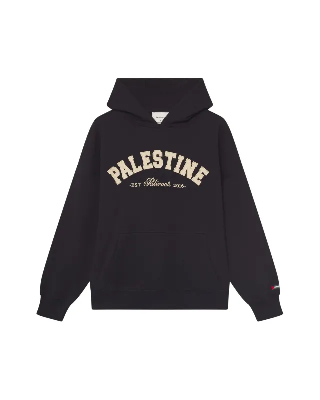Palestine Varsity Hoodie Black made by PaliRoots