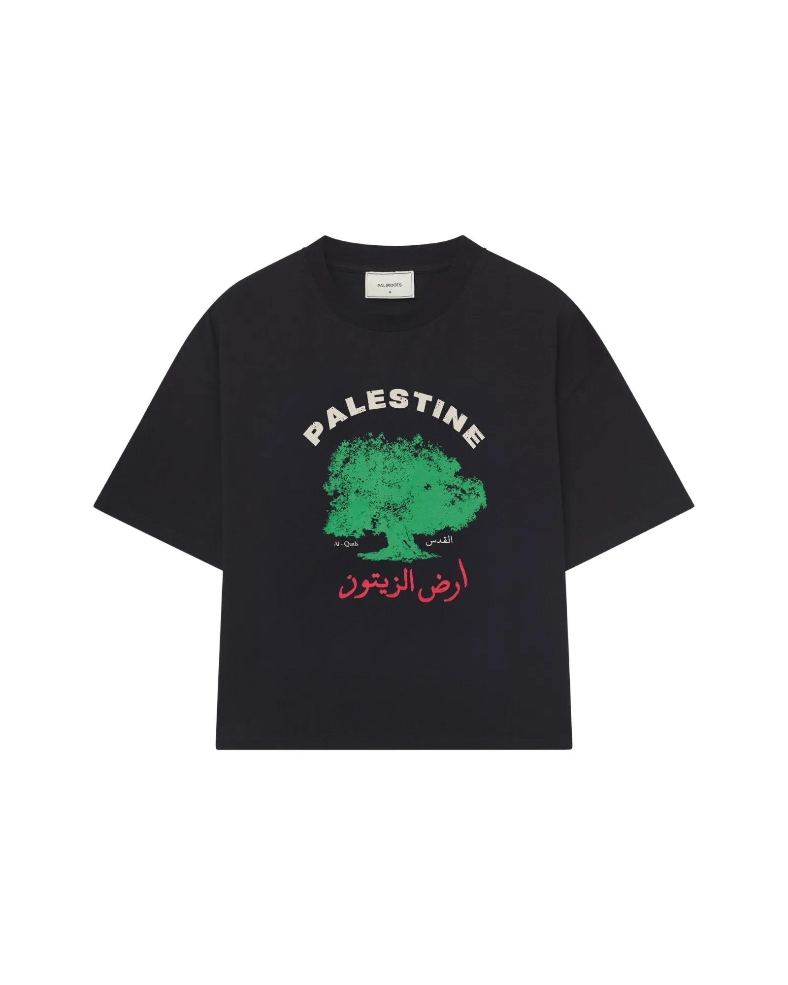Land of Olives Tee Black sold by PaliRoots