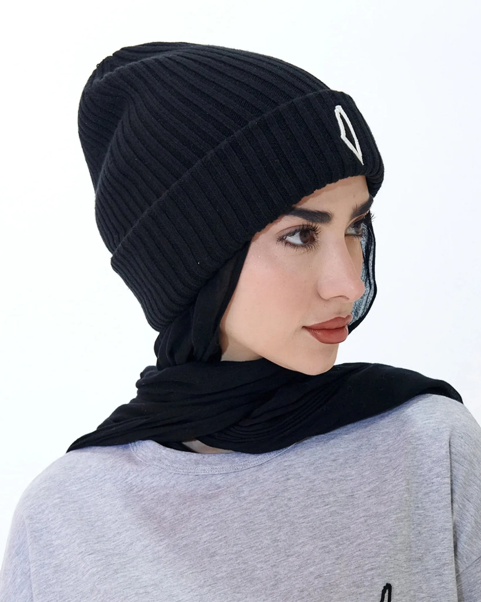 Core Knit Beanie Black sold by PaliRoots product image thumbnail 3
