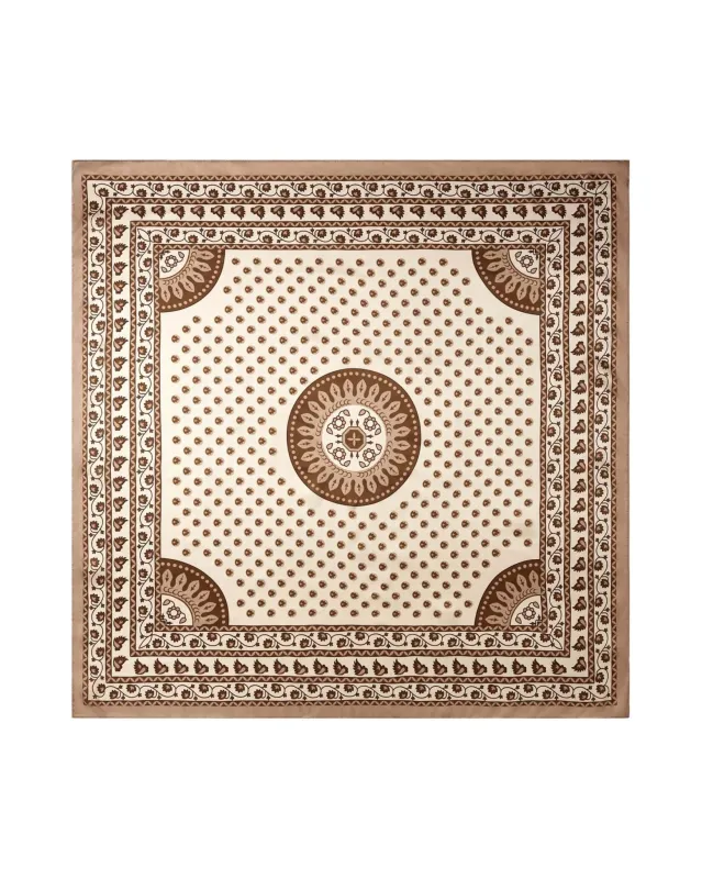 Asba Silk Bandana Brown sold by PaliRoots