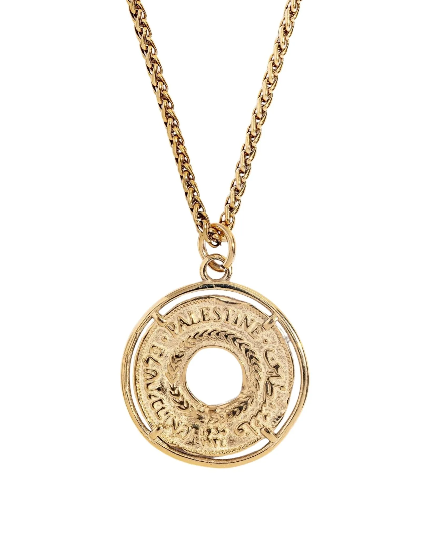 Palestine Coin Gold Necklace sold by PaliRoots