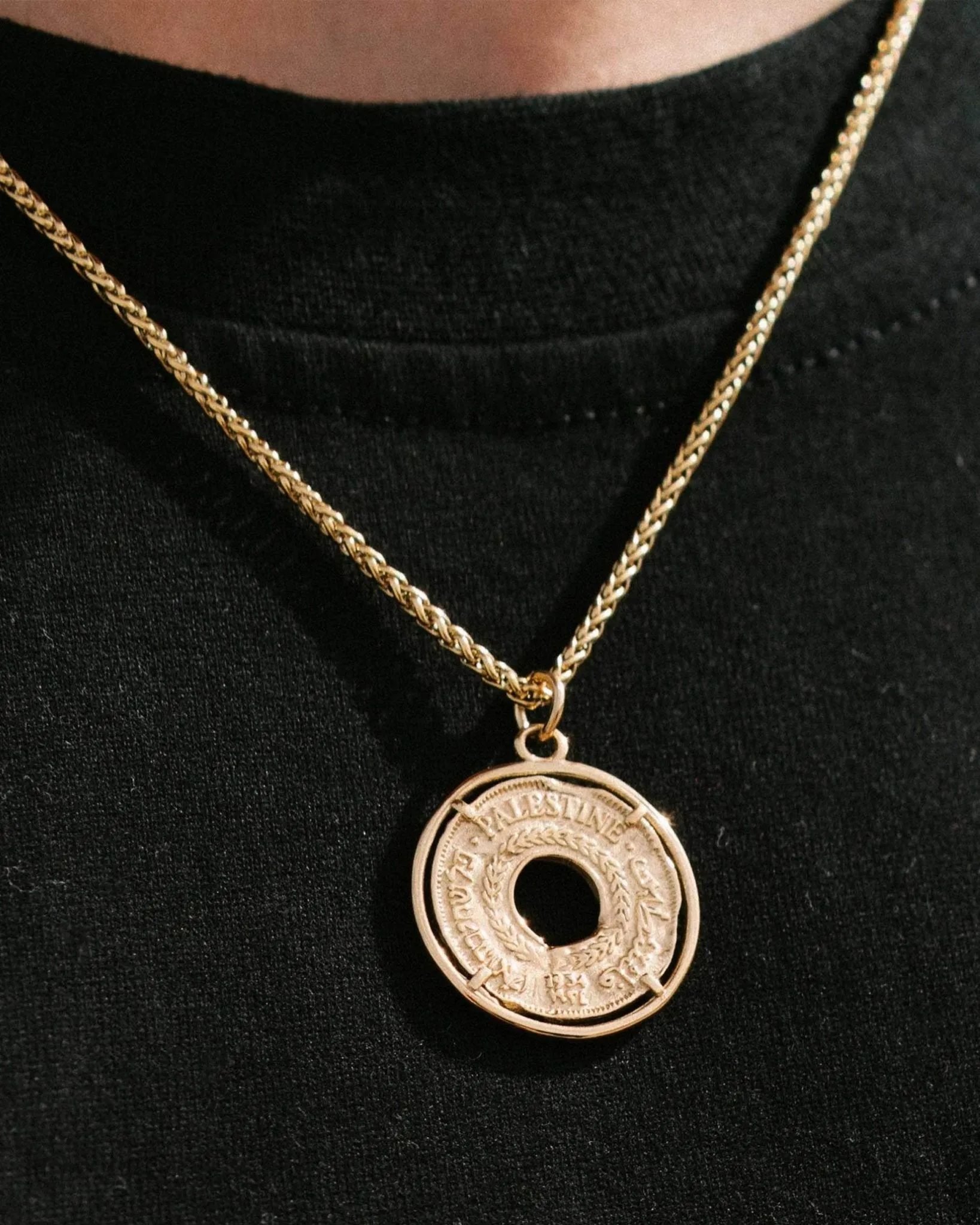 Palestine Coin Gold Necklace sold by PaliRoots product image thumbnail 2