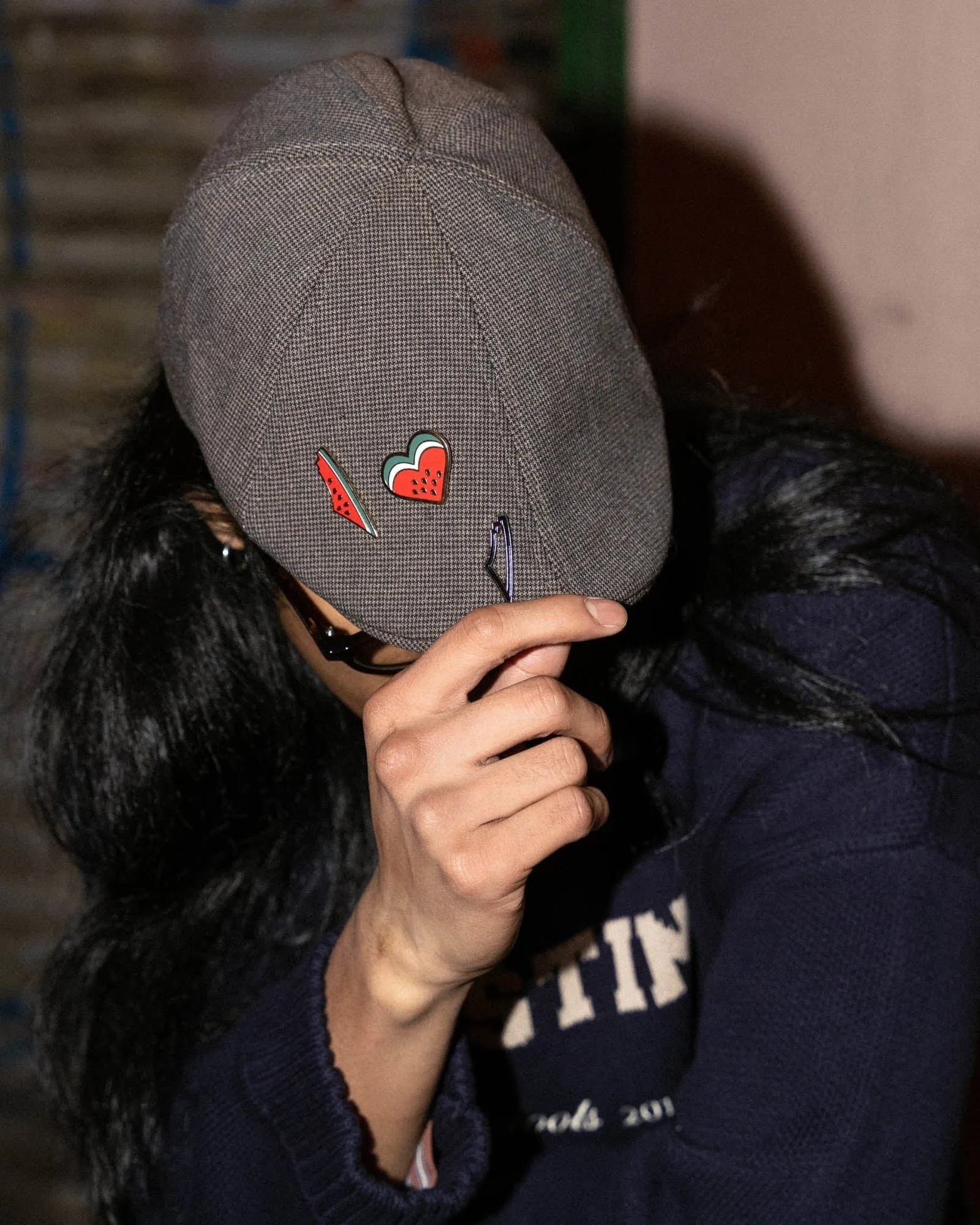 Watermelon Heart Pin Silver sold by PaliRoots product image thumbnail 4