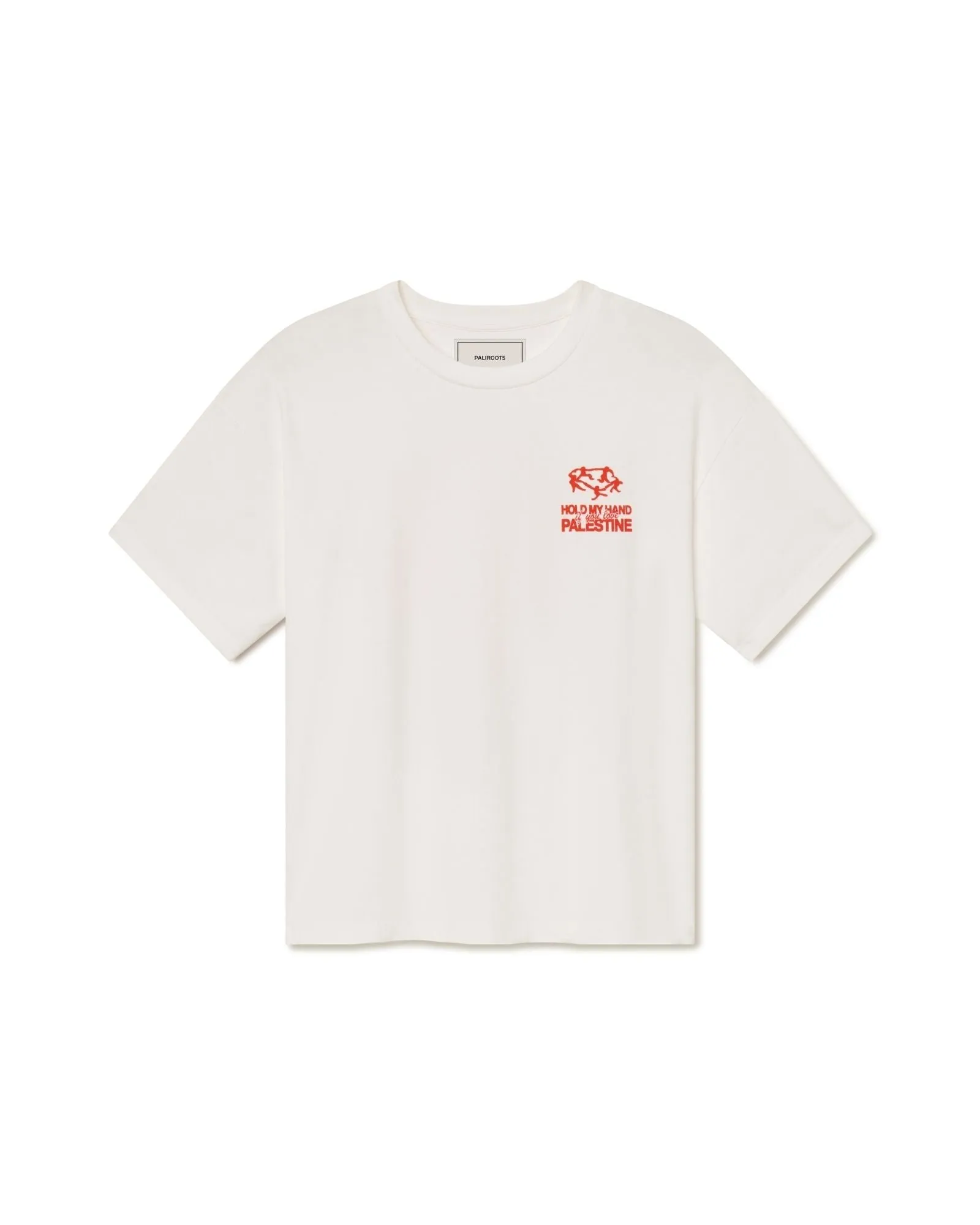 Hold My Hand Boxy Tee Bone sold by PaliRoots product image thumbnail 2