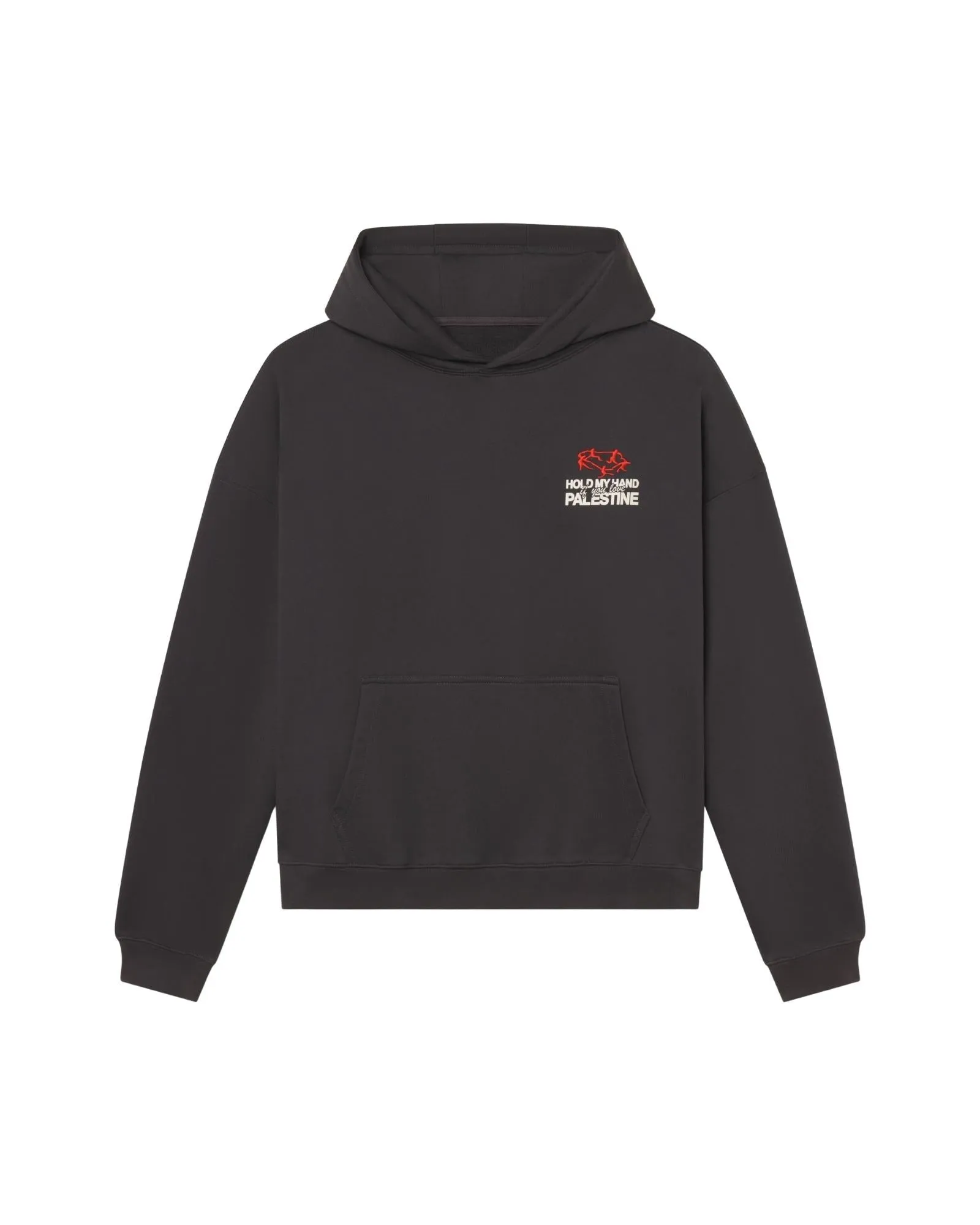 Hold My Hand Hoodie Charcoal sold by PaliRoots